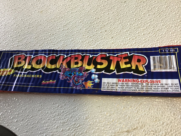 Blockbuster firecrackers 100s