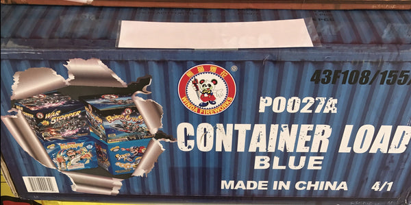 Container load blue