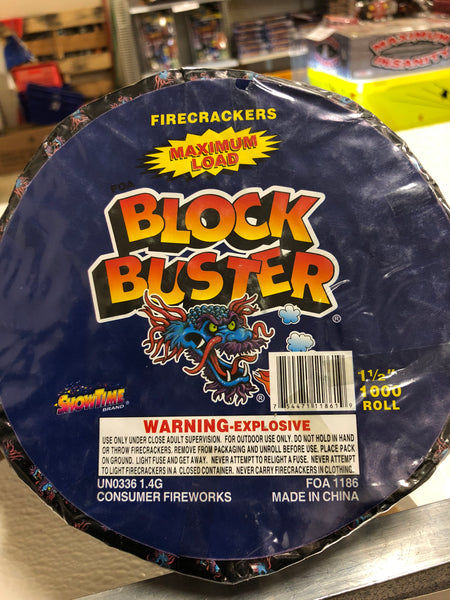 Blockbuster firecrackers 1000