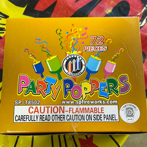 Party popper box