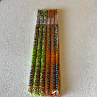 10 ball green crackling roman candle