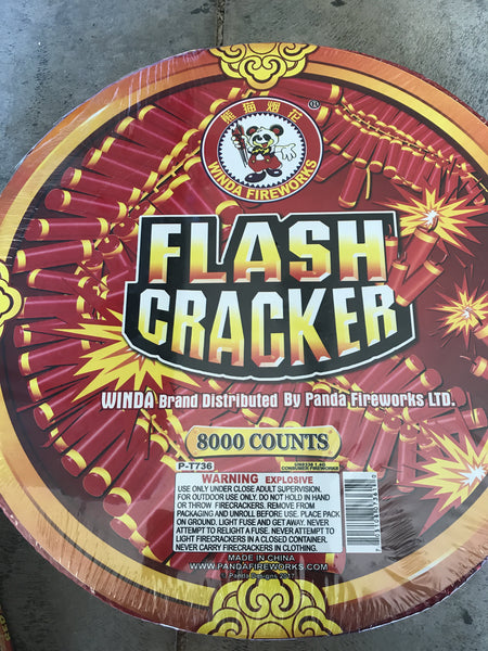 Flash cracker 8000 firecrackers